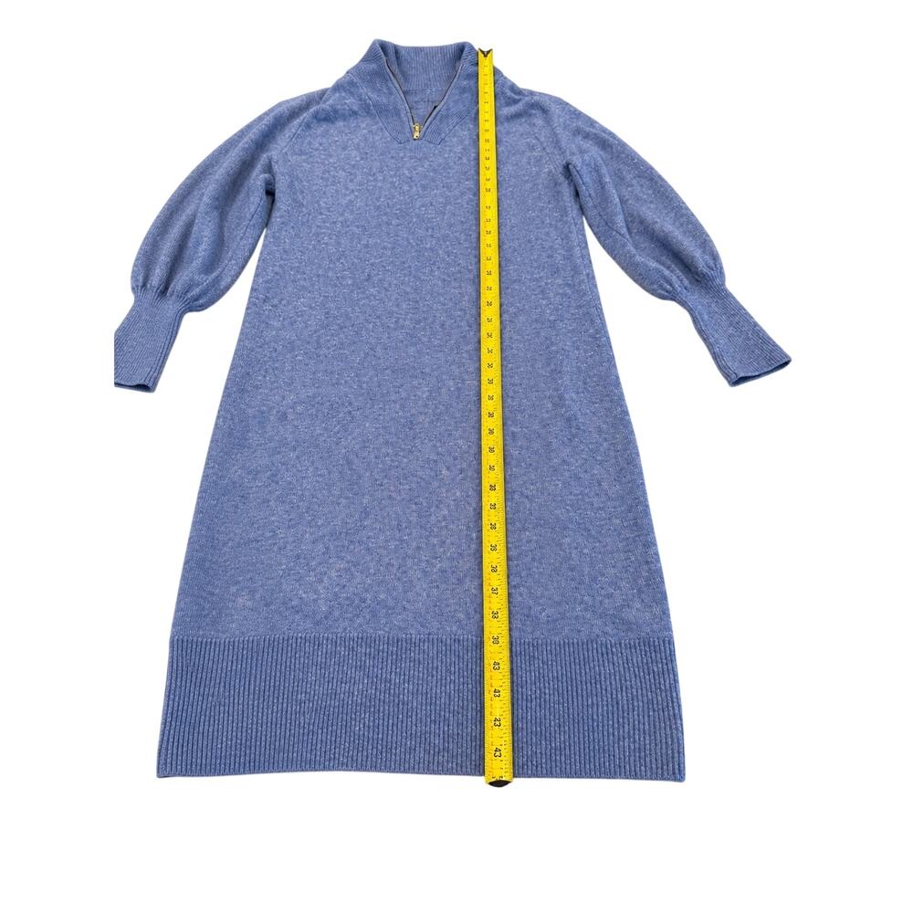 Après Ski Cozy Luxury J.Crew Half Zip Supersoft Alpaca Merino Sweater Dress L - Picture 13 of 16